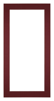 Passe Partout 45x80cm Carton Vin Rouge Bord 4cm Droit De Face | Yourdecoration.fr