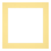 Passe Partout 50x50cm Carton Jaune Bord 5cm Droit De Face | Yourdecoration.fr