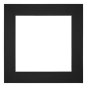 Passe Partout 50x50cm Carton Noir Bord 6cm Droit De Face | Yourdecoration.fr