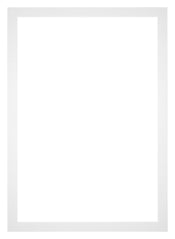 Passe Partout 50x70cm Carton Blanc Bord 3cm Droit De Face | Yourdecoration.fr