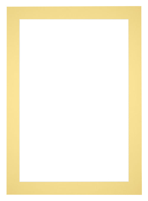 Passe Partout 50x70cm Carton Jaune Bord 5cm Droit De Face | Yourdecoration.fr