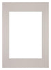 Passe Partout 59 4x84cm A1 A2 Carton Gris Graniet Bord Droit De Face | Yourdecoration.fr