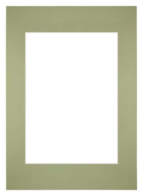 Passe Partout 59 4x84cm A1 A2 Carton Vert Menthe Bord Droit De Face | Yourdecoration.fr