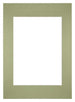 Passe Partout 59 4x84cm A1 A2 Carton Vert Menthe Bord Droit De Face | Yourdecoration.fr