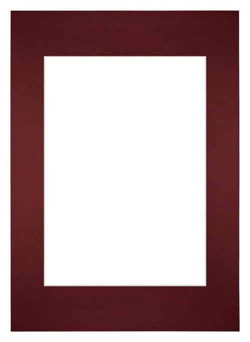 Passe Partout 59 4x84cm A1 A2 Carton Vin Rouge Bord Droit De Face | Yourdecoration.fr