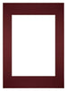 Passe Partout 59 4x84cm A1 A2 Carton Vin Rouge Bord Droit De Face | Yourdecoration.fr