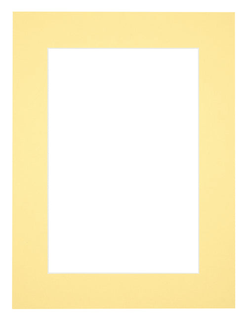 Passe Partout 60x80cm Carton Jaune Bord 5cm Droit De Face | Yourdecoration.fr