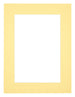 Passe Partout 60x80cm Carton Jaune Bord 5cm Droit De Face | Yourdecoration.fr