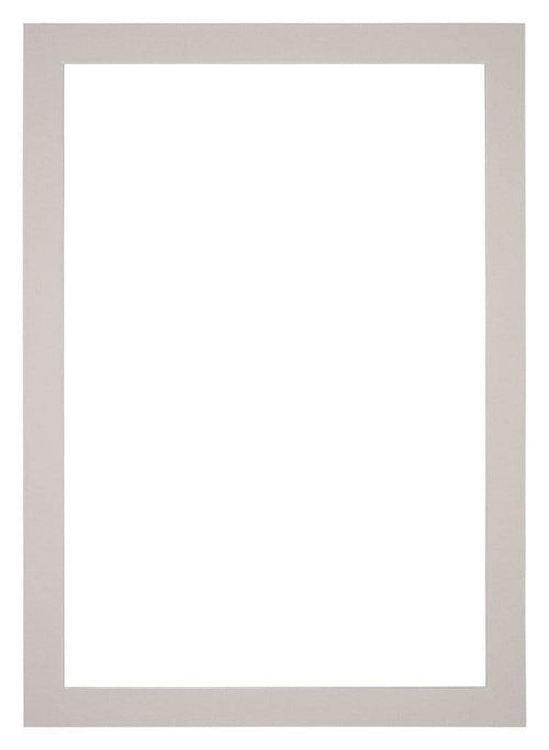 Passe Partout 60x84cm Carton Gris Graniet Bord 4cm Droit De Face | Yourdecoration.fr