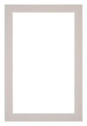 Passe Partout 60x90cm Carton Gris Graniet Bord 3cm Droit De Face | Yourdecoration.fr