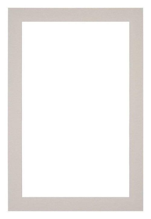 Passe Partout 60x90cm Carton Gris Graniet Bord 3cm Droit De Face | Yourdecoration.fr