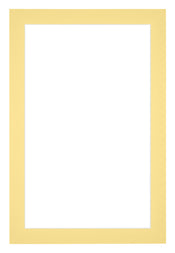 Passe Partout 60x90cm Carton Jaune Bord 3cm Droit De Face | Yourdecoration.fr