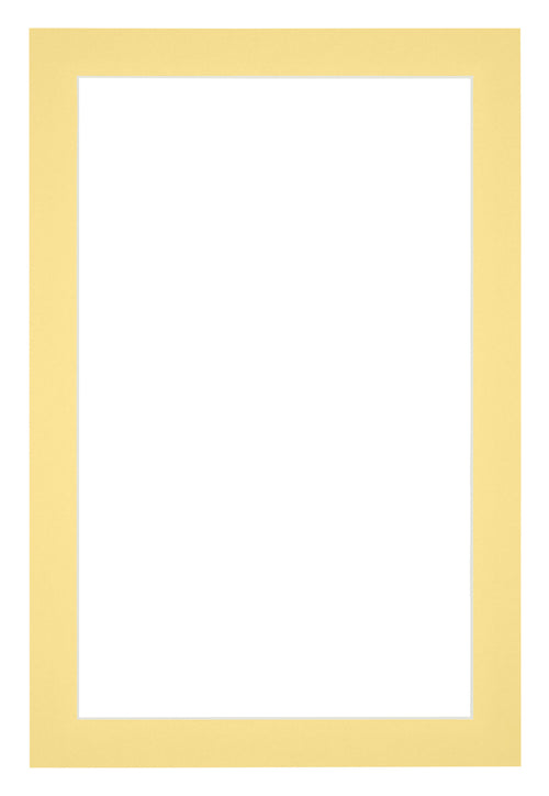 Passe Partout 60x90cm Carton Jaune Bord 3cm Droit De Face | Yourdecoration.fr