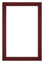 Passe Partout 60x90cm Carton Vin Rouge Bord 3cm Droit De Face | Yourdecoration.fr