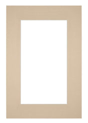 Passe Partout 61x91 5cm Carton Beige Bord 6cm Droit De Face | Yourdecoration.fr