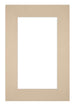 Passe Partout 61x91 5cm Carton Beige Bord 6cm Droit De Face | Yourdecoration.fr