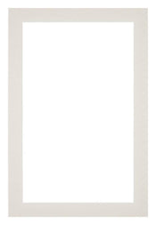 Passe Partout 61x91 5cm Carton Gris Clair Bord 3cm Droit De Face | Yourdecoration.fr