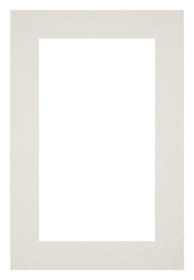 Passe Partout 61x91 5cm Carton Gris Clair Bord 5cm Droit De Face | Yourdecoration.fr