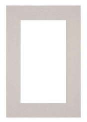 Passe Partout 61x91 5cm Carton Gris Graniet Bord 6cm Droit De Face | Yourdecoration.fr