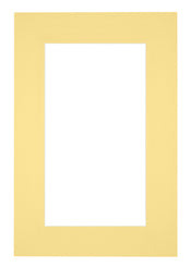 Passe Partout 61x91 5cm Carton Jaune Bord 6cm Droit De Face | Yourdecoration.fr