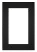 Passe Partout 61x91 5cm Carton Noir Bord 6cm Droit De Face | Yourdecoration.fr