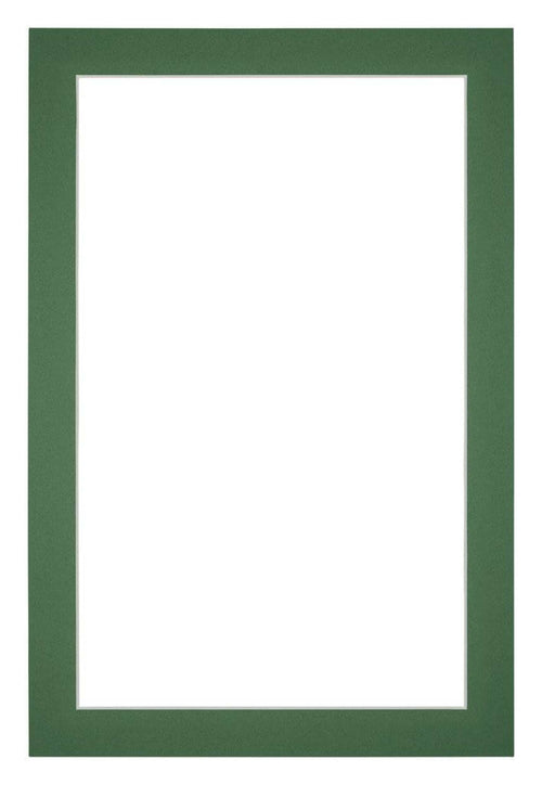 Passe Partout 61x91 5cm Carton Vert Foret Bord 3cm Droit De Face | Yourdecoration.fr