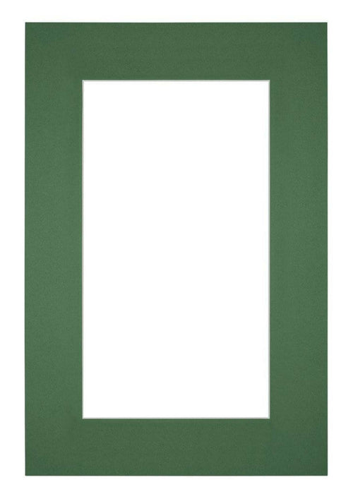 Passe Partout 61x91 5cm Carton Vert Foret Bord 6cm Droit De Face | Yourdecoration.fr