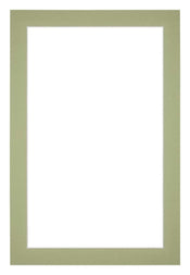 Passe Partout 61x91 5cm Carton Vert Menthe Bord 3cm Droit De Face | Yourdecoration.fr