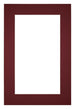 Passe Partout 61x91 5cm Carton Vin Rouge Bord 5cm Droit De Face | Yourdecoration.fr