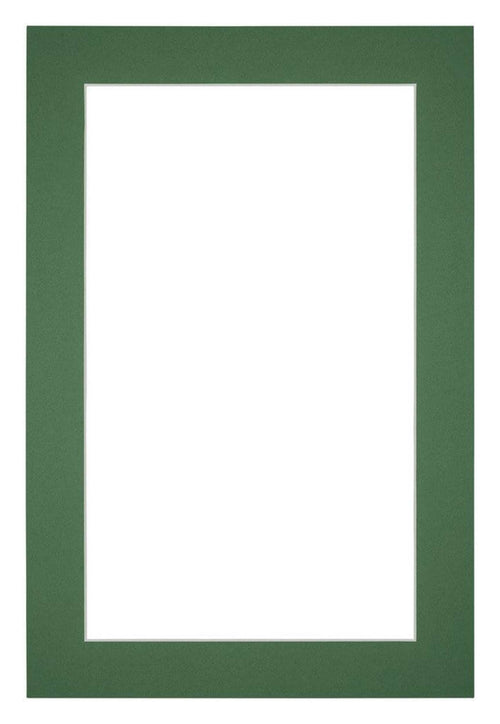 Passe Partout 62x93cm Carton Vert Foret Bord 4cm Droit De Face | Yourdecoration.fr