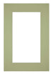 Passe Partout 62x93cm Carton Vert Menthe Bord 6cm Droit De Face | Yourdecoration.fr