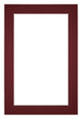 Passe Partout 62x93cm Carton Vin Rouge Bord 4cm Droit De Face | Yourdecoration.fr