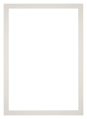 Passe Partout 70x100cm Carton Gris Clair Bord 3cm Droit De Face | Yourdecoration.fr