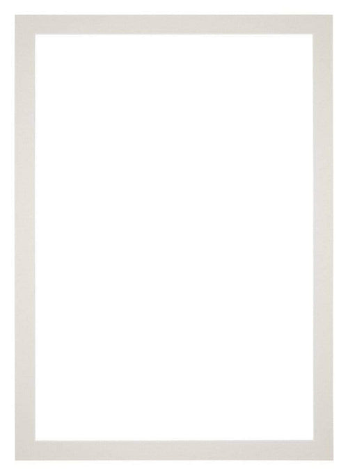 Passe Partout 70x100cm Carton Gris Clair Bord 3cm Droit De Face | Yourdecoration.fr