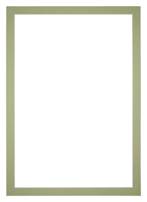 Passe Partout 70x100cm Carton Vert Menthe Bord 3cm Droit De Face | Yourdecoration.fr