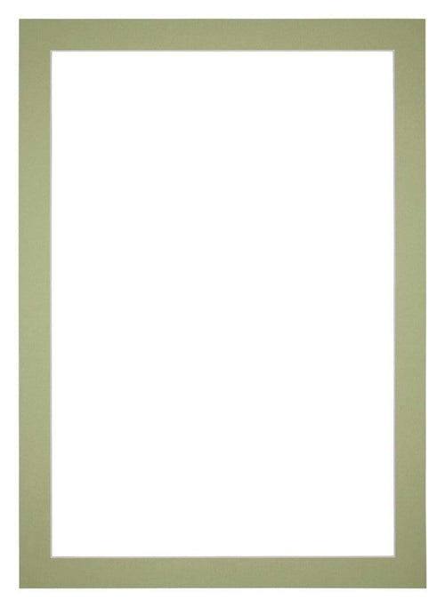 Passe Partout 70x100cm Carton Vert Menthe Bord 4cm Droit De Face | Yourdecoration.fr