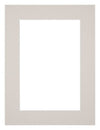 Passe Partout 75x100cm Carton Gris Graniet Bord 5cm Droit De Face | Yourdecoration.fr