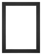 Passe Partout 75x100cm Carton Noir Bord 3cm Droit De Face | Yourdecoration.fr