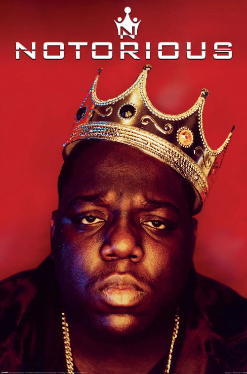 Poster Biggie Notorious Crown 61x91 5cm PP2403308 | Yourdecoration.fr