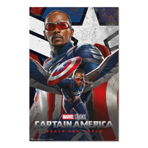 Poster Captain America Brave New World 61x91 5cm Grupo Erik GPE5943 | Yourdecoration.fr