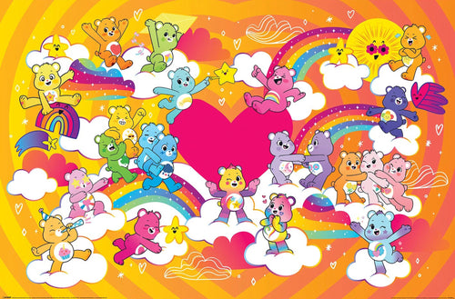 Affiche Poster Care Bears Group Landscape 91 5x61cm PP2400010 | Yourdecoration.fr