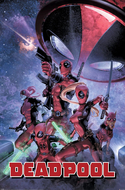 Poster Deadpool Family 61x91 5cm PP2402113 | Yourdecoration.fr