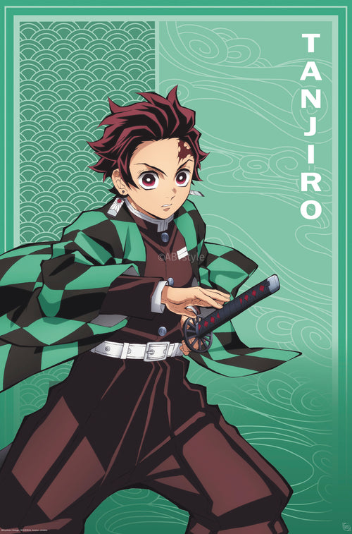 Poster Demon Slayer Tanjiro S2 61x91 5cm GBYDCO567 | Yourdecoration.fr