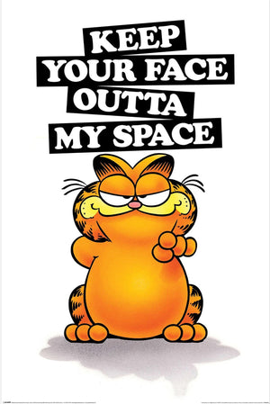 Poster Garfield Keep Your Face 61x91 5cm PP2402357 | Yourdecoration.fr