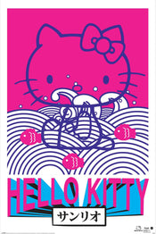 Poster Hello Kitty Tokyo Rebel 61x91 5cm PP2401867 | Yourdecoration.fr