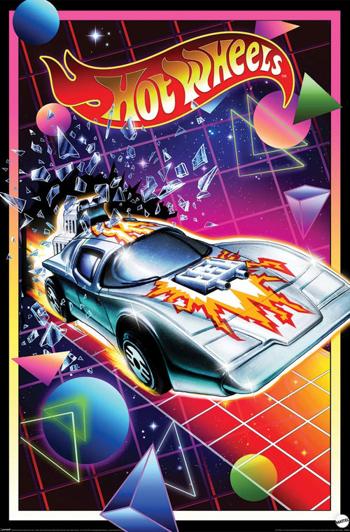 Affiche Poster Hot Wheels Retro Blast 61x91 5cm PP35461 | Yourdecoration.fr