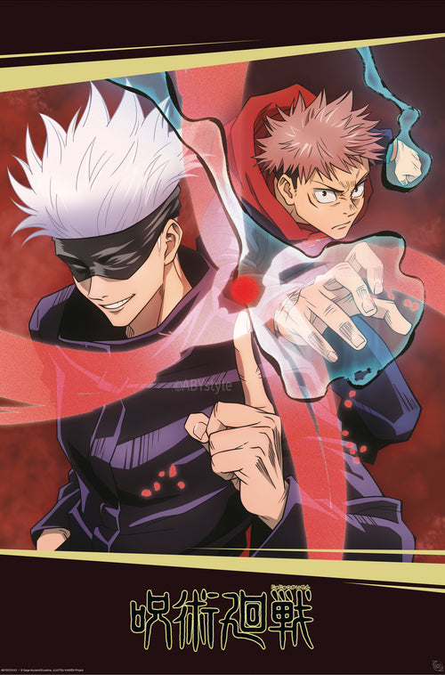 Poster-Jujutsu-Kaisen-Itadori-And-Gojo-61x91-5cm-GBYDCO508 | Yourdecoration.fr