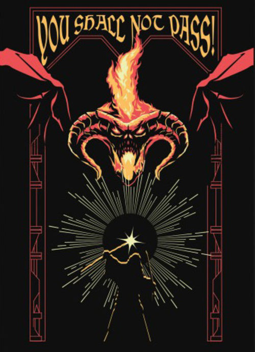 Poster Lord Of The Rings Balrog Glow In The Dark 61x91 5cm Grupo Erik GPEPR011 | Yourdecoration.fr