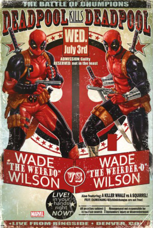 Poster Marvel Deadpool Kills Deadpool 61x91 5cm Grupo Erik GPE5881 | Yourdecoration.fr