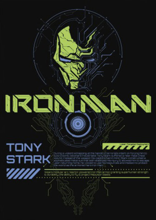 Poster Marvel Iron Man Glow In The Dark 61x91 5cm Grupo Erik GPEPR007 | Yourdecoration.fr